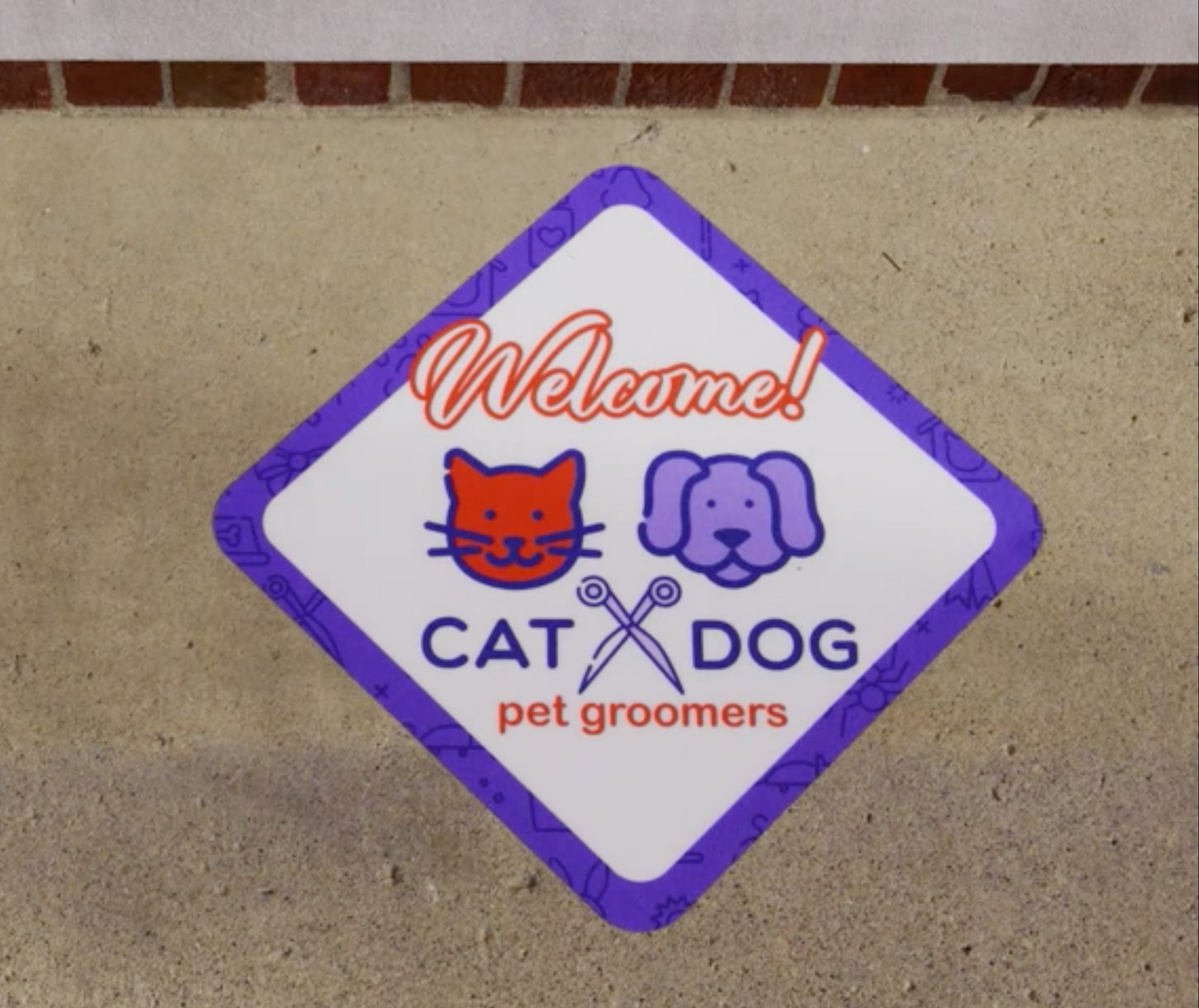 Vinyl Floor Decal Anti-slip Outdoor Surface