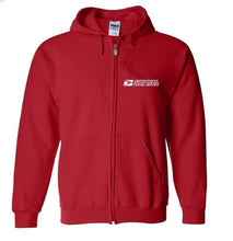 Load image into Gallery viewer, USPS Postal Service Mail Carrier Delivery Post Full Zip Hoodie Hooded Sweatshirt