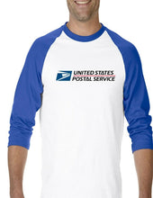 Load image into Gallery viewer, USPS POSTAL 3/4 SLEEVE RAGLAN T-SHIRT All COLORS Mail Carrier LOGO ON CHEST