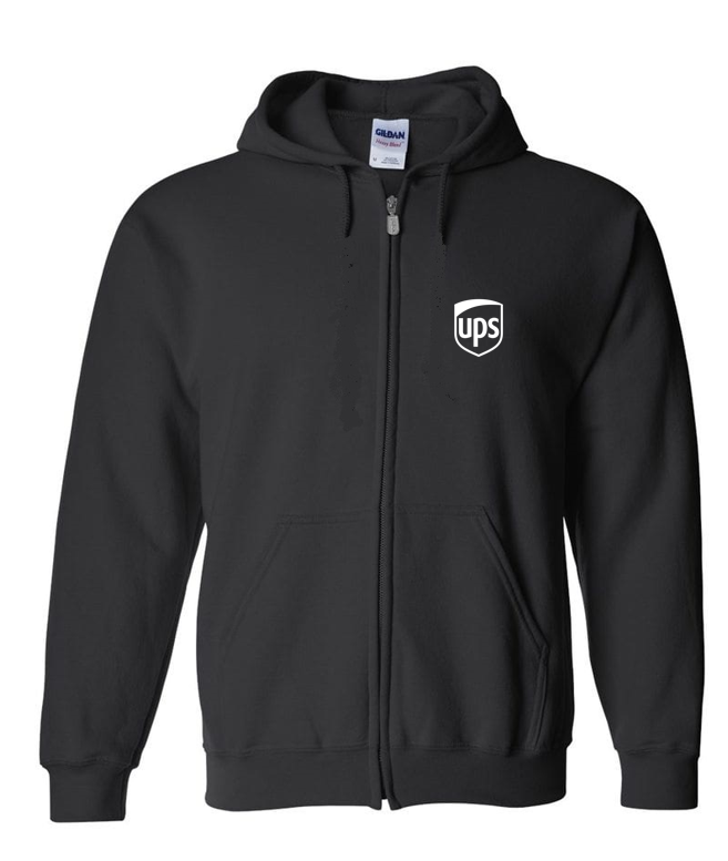 UPS United Parcel Service Package Delivery Man Hoodie Full Zip
