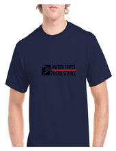 Load image into Gallery viewer, United Postal Service Black Red Logo USPS T-shirt Navy Blue Tee Shirt S-5XL