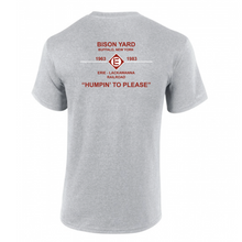 Load image into Gallery viewer, Erie Lackawanna Railroad Bison Yard Buffalo New York 1963 1983 Humpin' To Please Short Sleeve T-shirt