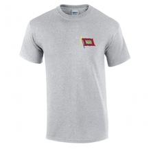 Load image into Gallery viewer, Follow The Flag 1838 1964 First Class Railroad Freight Service Short Sleeve T-shirt