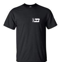 Load image into Gallery viewer, Power River Division Burlington Northern We Keep Your Lights On Short Sleeve T-shirt