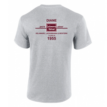 Load image into Gallery viewer, Diane Lackawanna Railroad Safety Service Class Of 1955 Short Sleeve T-shirt