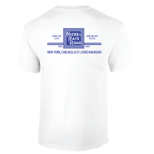 Load image into Gallery viewer, Nickel Plate Road Don't Be Late Ship Nickel Plate Short Sleeve T-shirt