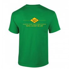 Load image into Gallery viewer, Reading Lines Notch 8 And Don't Be Late Short Sleeve T-shirt