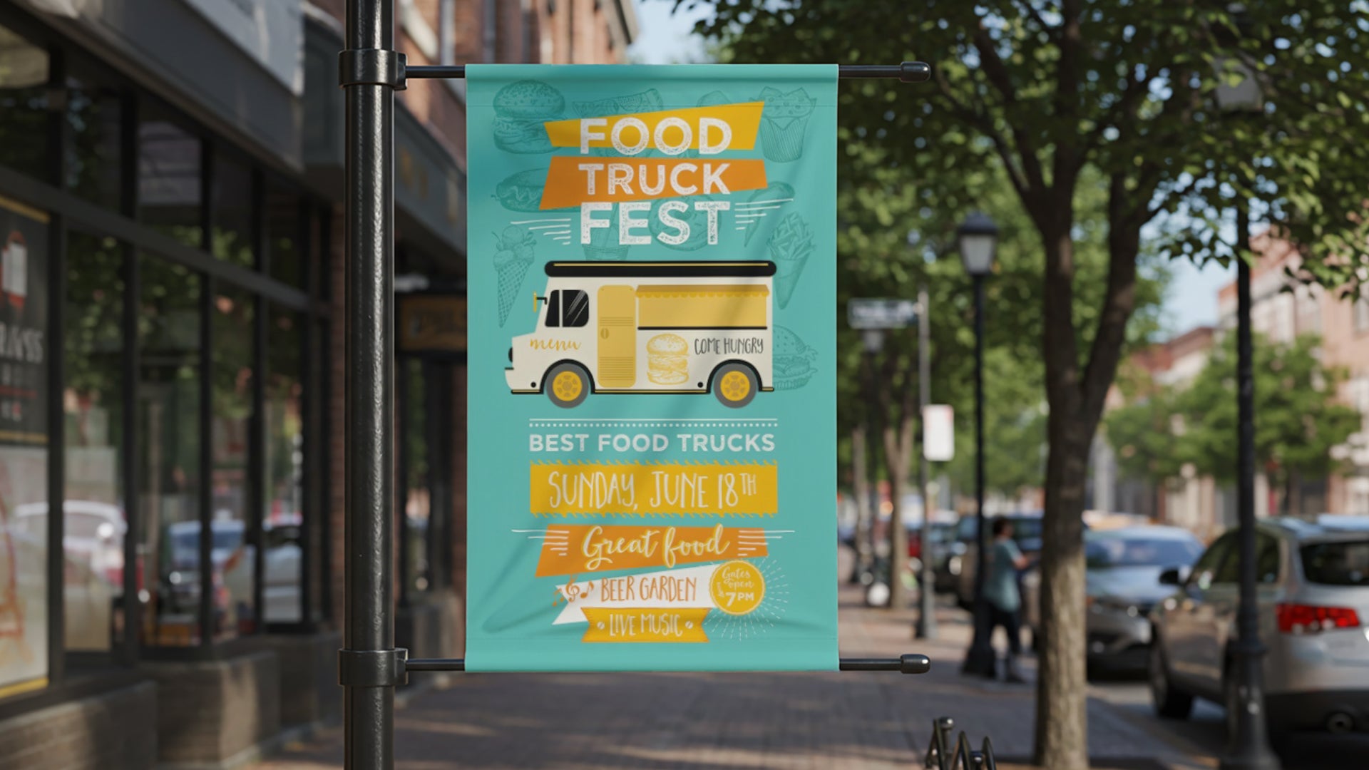 Banner signage