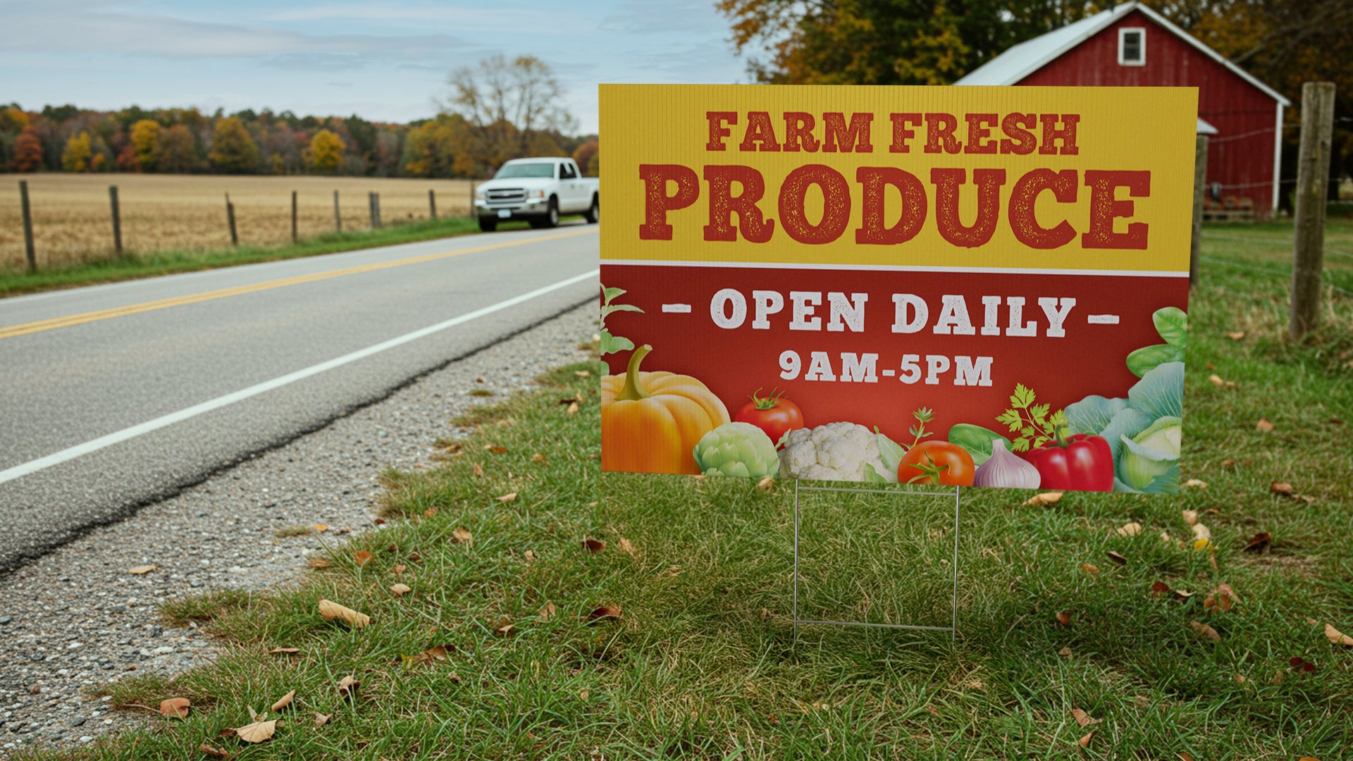 Corrugated plastic h-stake signage