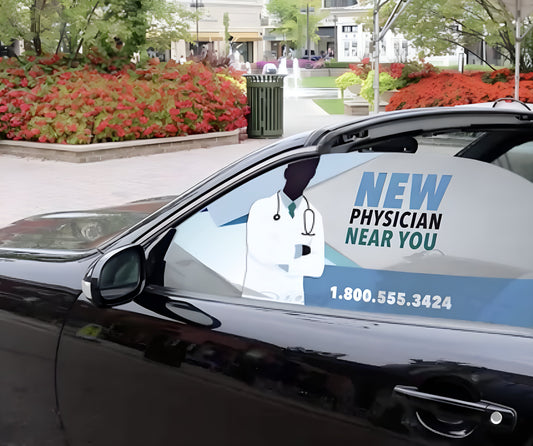 One Way Printed Window Adhesive