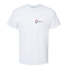 Load image into Gallery viewer, Turning Point Action Short Sleeve White Poly T-shirt
