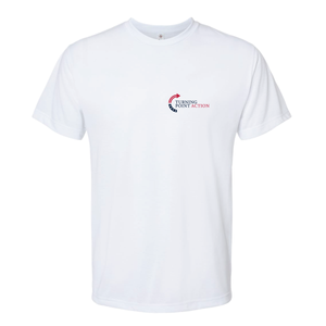 Turning Point Action Short Sleeve White Poly T-shirt