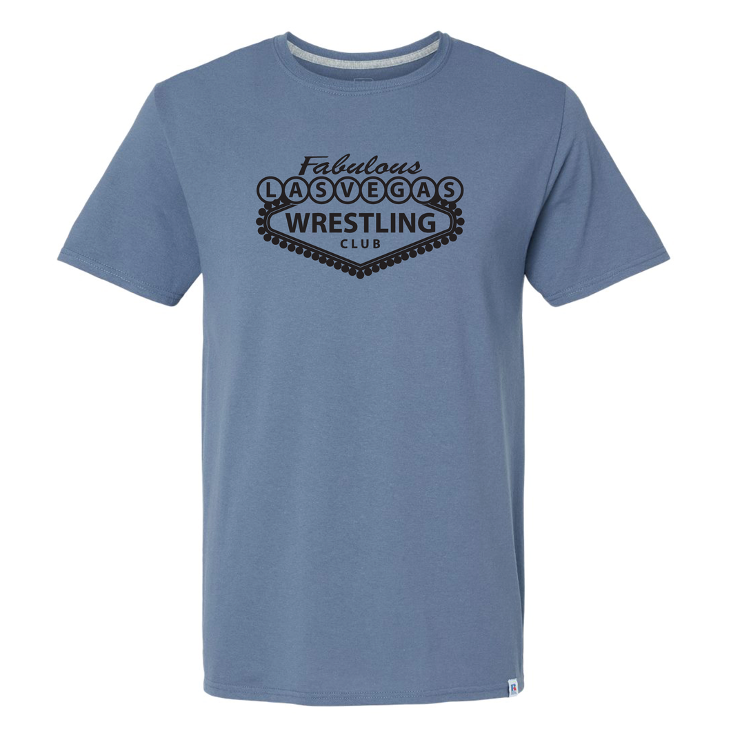 Las Vegas Wrestling Club 2024 Blue Short Sleeve T-shirt