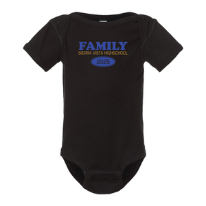 Sierra Vista High School spirit wear BABY short sleeve onesie FAMILY 2025 shirt