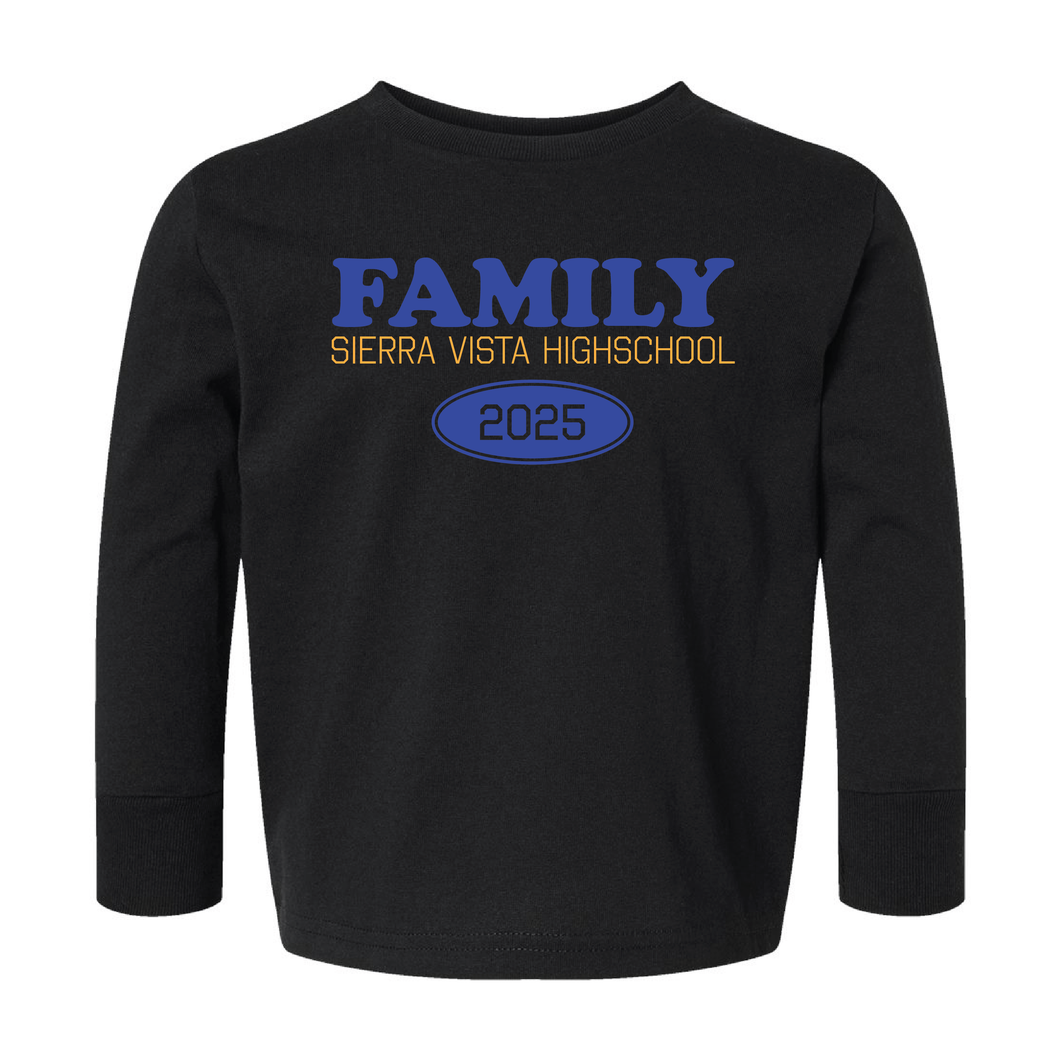 Sierra Vista High School spirit wear TODDLER long sleeve FAMILY 2025 shirt