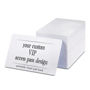 custom aluminum alloy metal access pass business card