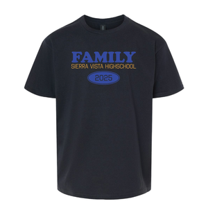 Sierra Vista High School spirit wear "big kid" YOUTH short sleeve FAMILY 2025 shirt