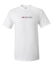 Load image into Gallery viewer, I Heart Gelato Love Cotton Tee Shirt Black White Funny T-Shirt S - 5XL
