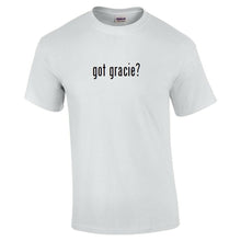 Load image into Gallery viewer, Got Gracie ? T-Shirt Black White Tee Shirt Cotton MMA UFC BJJ Jiu Jitsu
