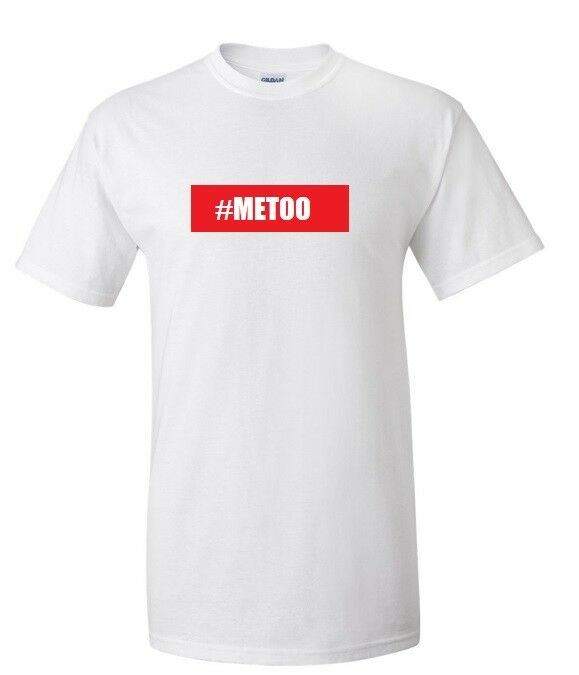 #MeToo Activist Movement Women's Rights Fighter Survivor White Red T-Shirt S-5XL