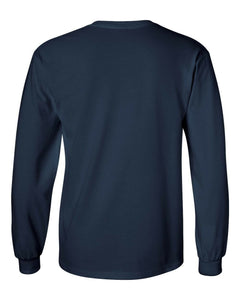 Icelandair Retro Logo Icelandic Airline Shirt Navy Blue Long Sleeve T-Shirt