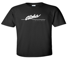 Load image into Gallery viewer, Aloha Airlines White Vintage Logo Shirt Hawaiian Airline Black Cotton T-Shirt
