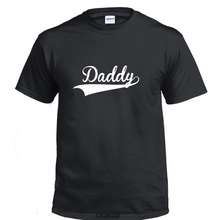 Load image into Gallery viewer, Daddy Dad Fathers Day Tee Gift Baseball Jersey Cotton T-shirt For Her
