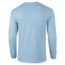 Load image into Gallery viewer, Delta Airlines Black Logo US Aviation Cotton Light Blue Long Sleeve T-Shirt
