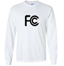 Load image into Gallery viewer, FCC Logo T-shirt Federal Communications Commission Long Sleeve White Shirt S-5XL
