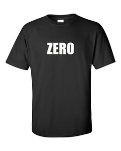 ZERO T-shirt Funny Music Emo Musician Geek Billy Tee Shirt S - 5XL