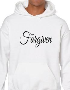 Forgiven Hoodie Religious Faith Jesus Christian Church God Hooded Sweat Shirt