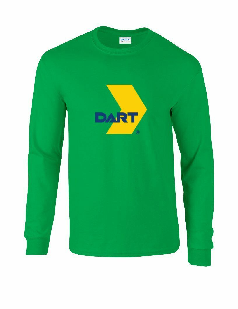 DART Logo Tee Texas Dallas Area Rapid Transit Rail Train Irish Green T-shirt