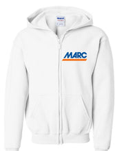 Load image into Gallery viewer, Marc Full Zip Hoodie Maryland Area Regional Commuter Rail Hooded Sweatshirt
