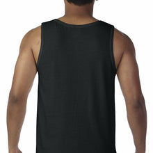 Load image into Gallery viewer, Hail Satan Tank Top Devil Satan Inverted Cross Black White Sleeveless Shirt
