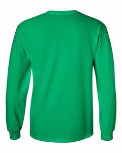 Air Atlantis White Logo Portuguese Airline Long Sleeve Irish Green T-shirt