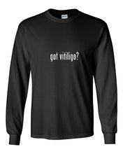 Load image into Gallery viewer, Got Vitiligo ? Funny Hybrid Car White Black Long Sleeve Cotton T-Shirt S-5XL
