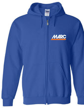 Load image into Gallery viewer, Marc Full Zip Hoodie Maryland Area Regional Commuter Rail Hooded Sweatshirt
