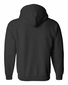 Sikh Symbol Indian Religion Khanda Black Full Zip Hoodie Hooded Sweatshirt