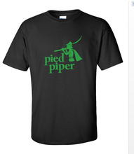 Load image into Gallery viewer, DJ Pied Piper Music Logo Men&#39;s Black Green T-Shirt Cotton Shirt Gifft S - 5XL
