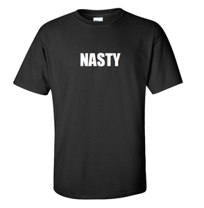 NASTY Black T-shirt Shirt Liberal Yulin Cruz San Juan Puerto Rico Feminist Woman