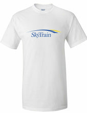 Load image into Gallery viewer, Sky Train Retro SkyTrain Logo Railway Vancouver Canada Metro Train White T-shirt
