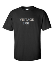 Load image into Gallery viewer, Vintage 1991 Cotton T-shirt Funny Birthday Gift Idea Tee Shirt
