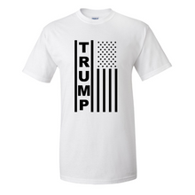 Load image into Gallery viewer, Trump Black Flag Maga Republican Conservative Political 2020 White T-shirt
