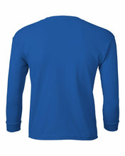 Load image into Gallery viewer, Apple Store Genius Bar Cool White Molecular Logo Royal Blue Long Sleeve T-Shirt
