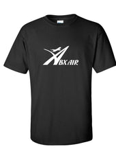 Load image into Gallery viewer, ABX Air White Retro Logo American US Airline Geek Black Cotton T-shirt
