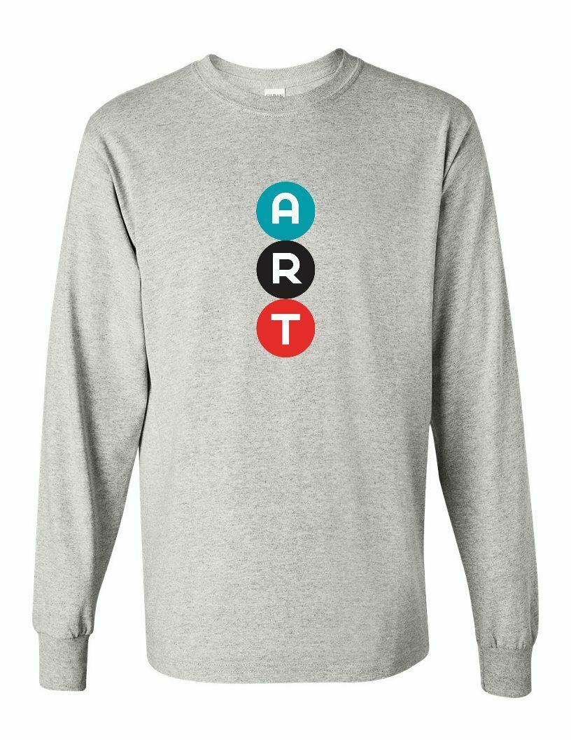 ART Tee Albuquerque Rapid Transit Train New Mexico Gray Long Sleeve T-Shirt