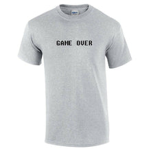 Load image into Gallery viewer, Game Over T-Shirt Funny Sport Gray Black Gamer Gift Tee Shirt S-5XL
