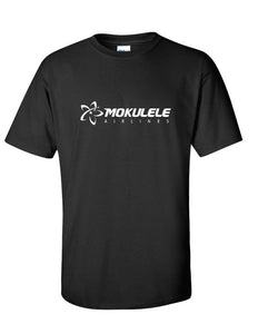 Mokulele Airlines white Logo US Hawaiian Aviation Black Cotton T-shirt