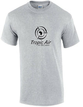 Load image into Gallery viewer, Tropic Air Kenya Black Logo Kenyan African Cotton Sport Gray T-shirt
