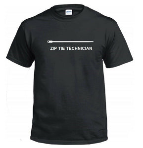 Zip Tie Technician T-shirt Funny JDM import Japanese Car Mechanic Tee Shirt